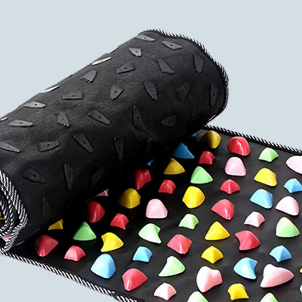 Foot Reflexology Massager Mat Feet Pain Relief Muscle Relaxation Kids Adults Anti-Slip Acupressure Pad Stone Walking Massage